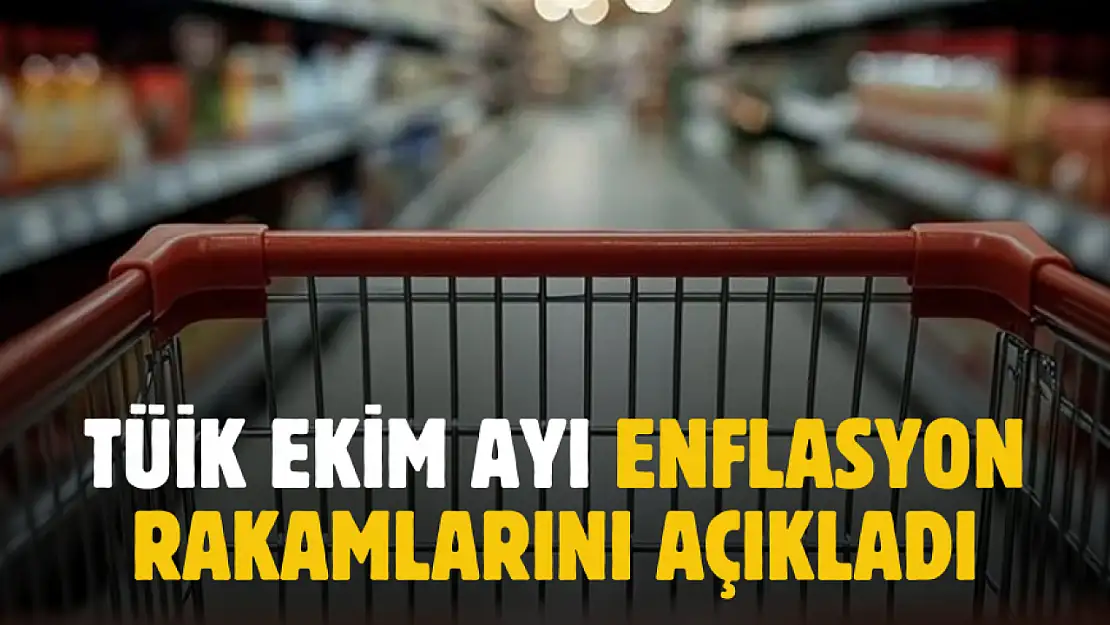 TÜİK Ekim ayı enflasyonunu açıkladı