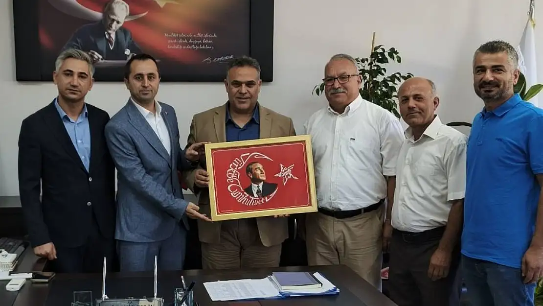 Türk Büro Sen heyetinden Çelik'e ziyaret