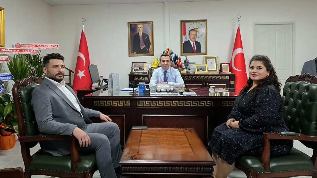 Türkay Gazetesinden Kaymakam Algın'a ziyaret