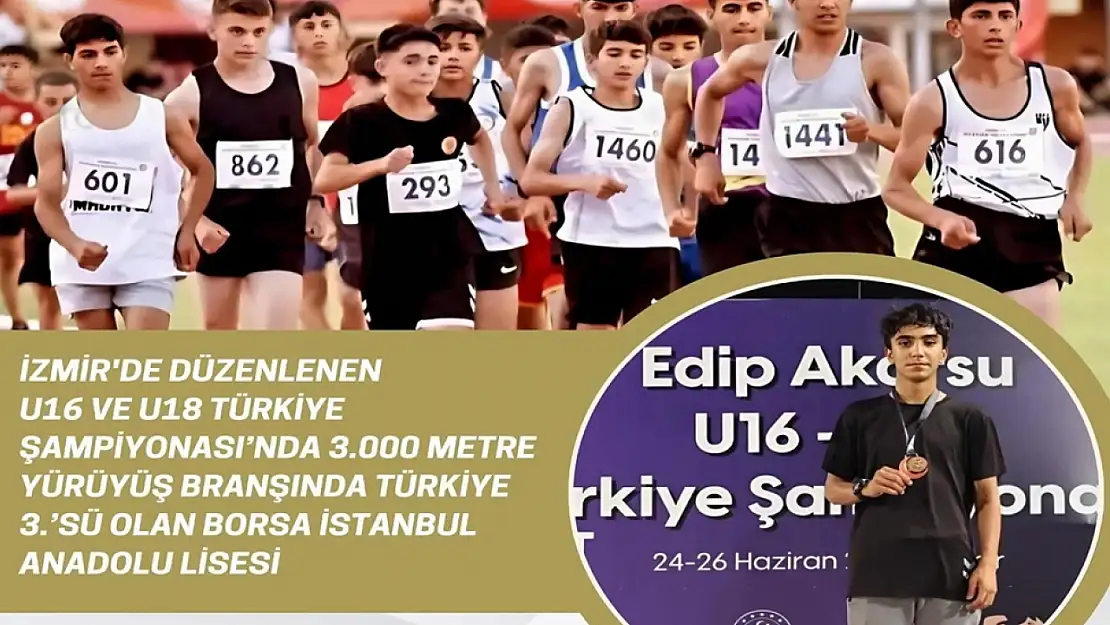 Türkiye 3.'sü Mustafa Yavaş'tan Kahta'yı gururlandıran başarı