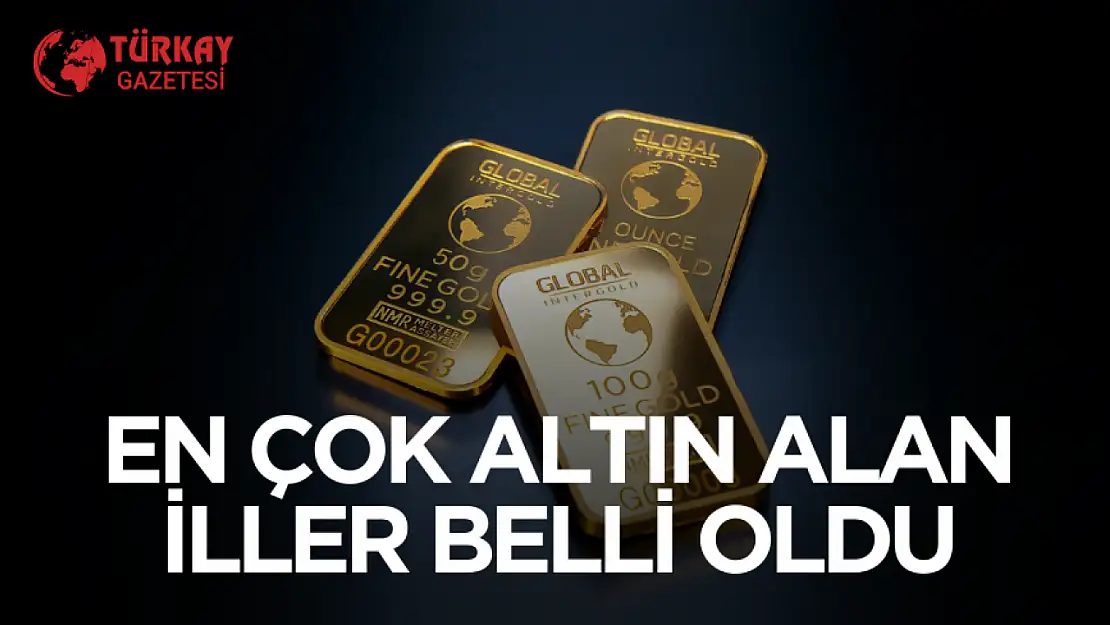 Türkiye'nin en çok altın alan iller