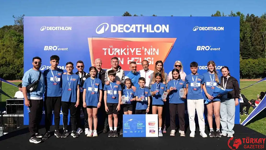 Türkiye'nin en hızlı çocukları belli oldu