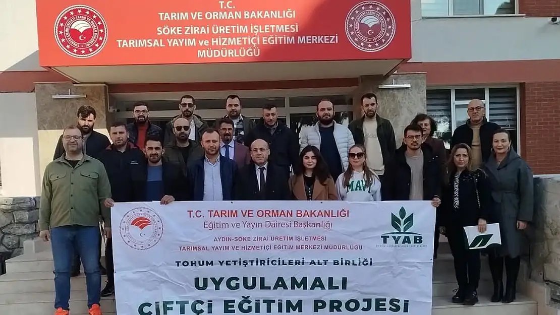 TYAB'ın Ocak ayında uygulamalı çiftçi eğitimleri devam ediyor