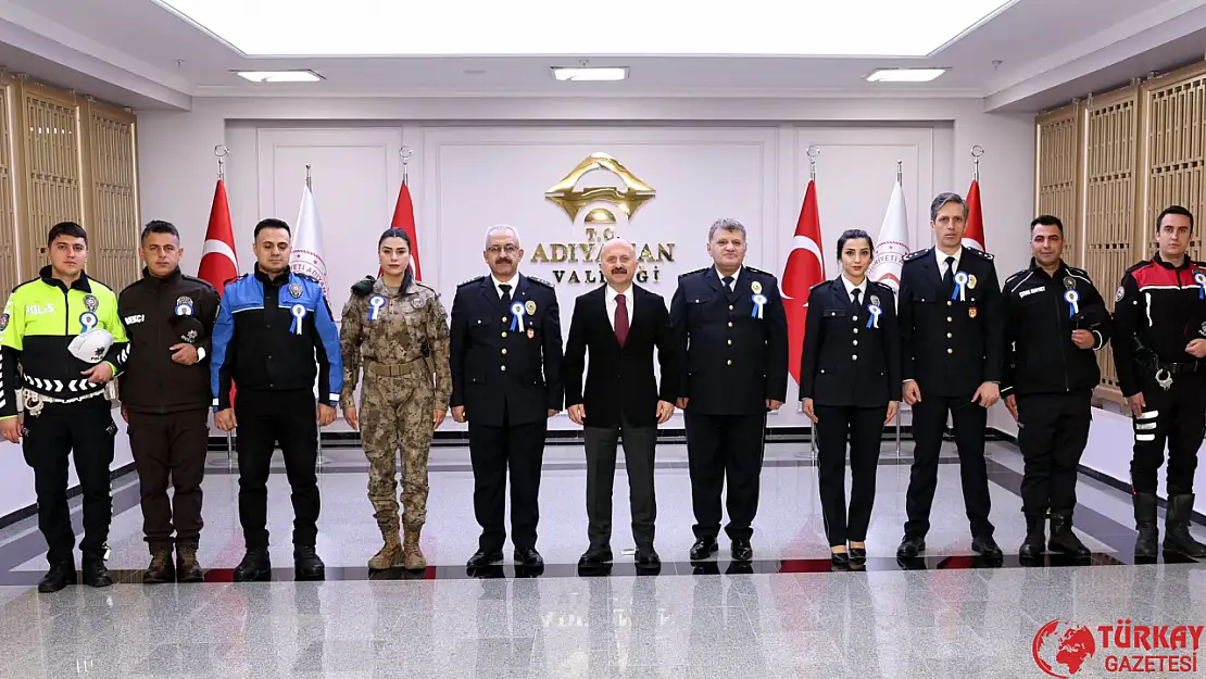 Vali Varol İl Emniyet Müdürü Uzman ve emniyet mensuplarını ağırladı