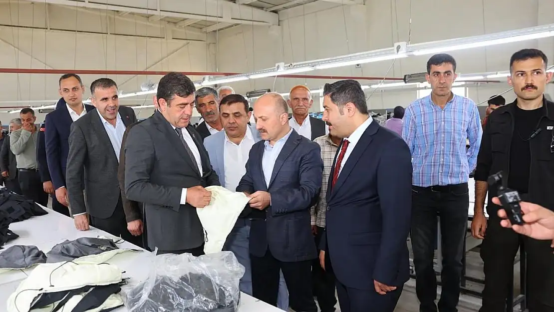 Vali Varol İnlice Beldesinde tekstil atölyesinde incelemelerde bulundu