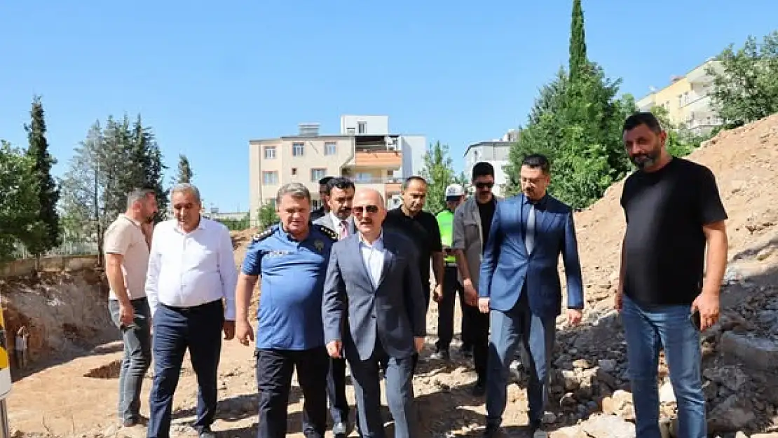 Vali Varol, Kahta polis merkezi amirliği hizmet binası inşaatını inceledi