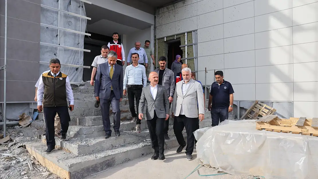 Vali Varol Tarım ve Orman İl Müdürlüğü yeni hizmet binası inşaatını inceledi