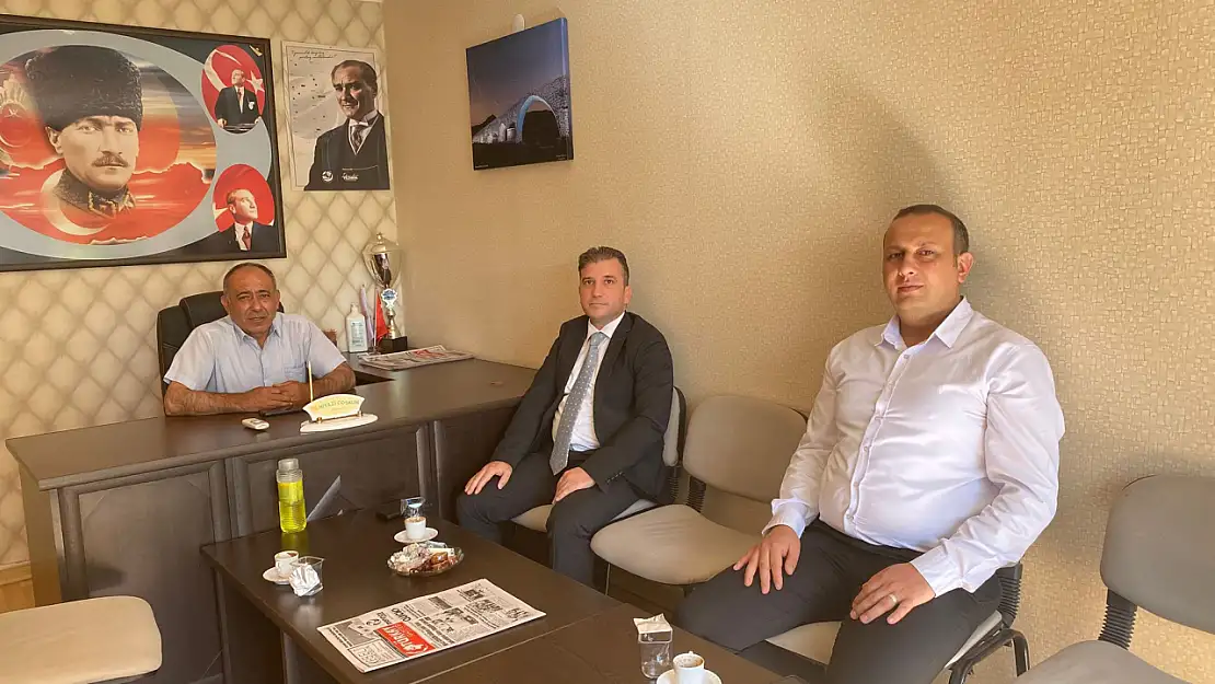Ziraat Bankası müdürü Dere'den Başkan Coşkun'a ziyaret