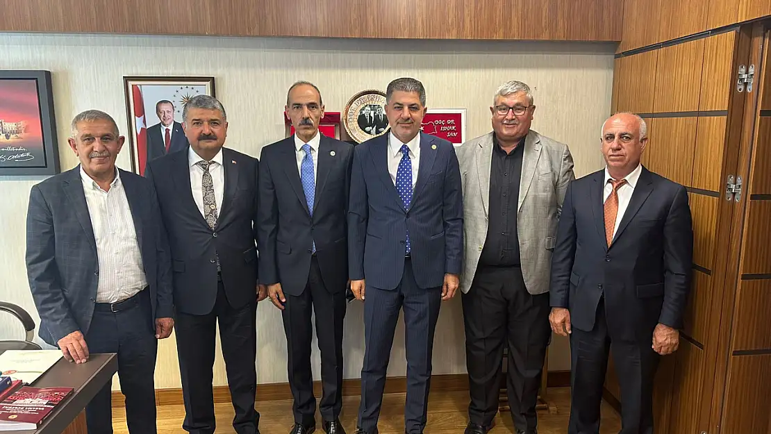Ziraat odası başkanlarından Milletvekili Şan'a ziyaret