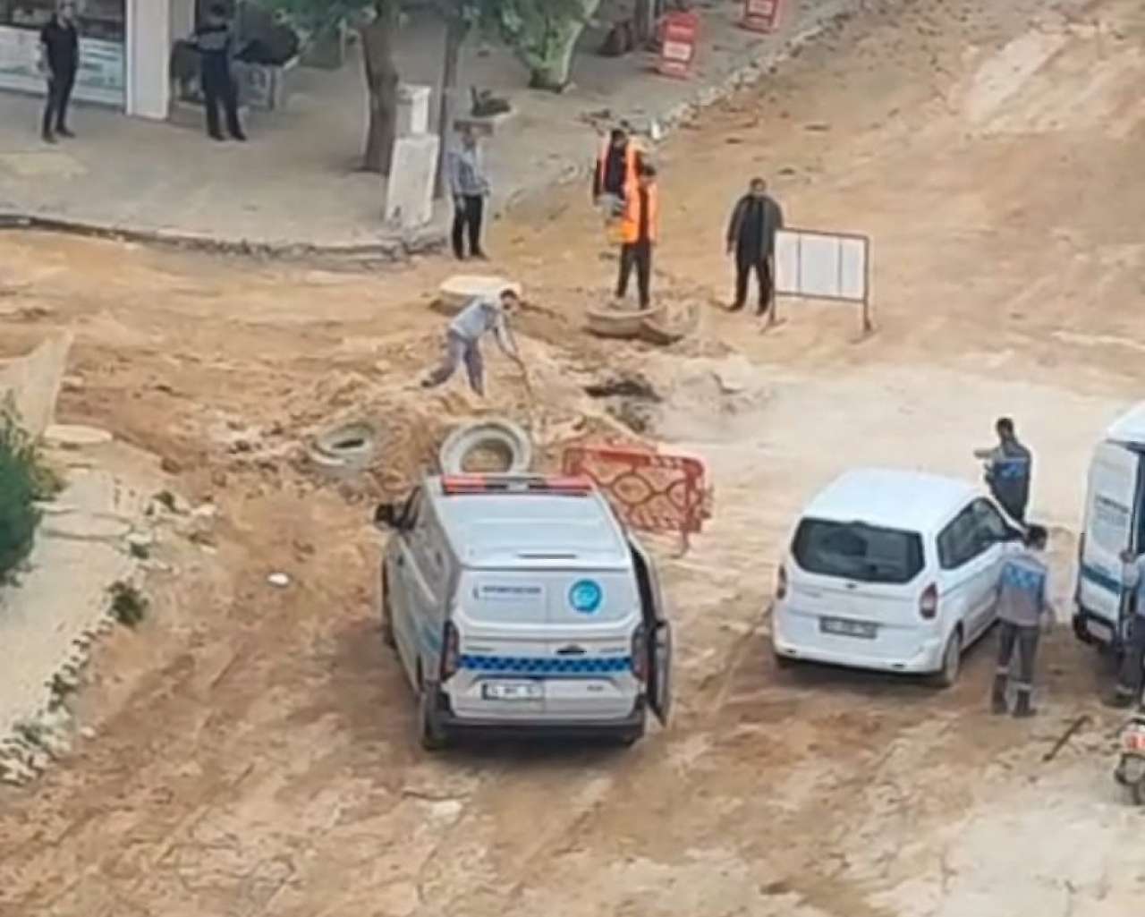 Adıyaman'da Doğalgaz borusu patladı yürekler ağza geldi