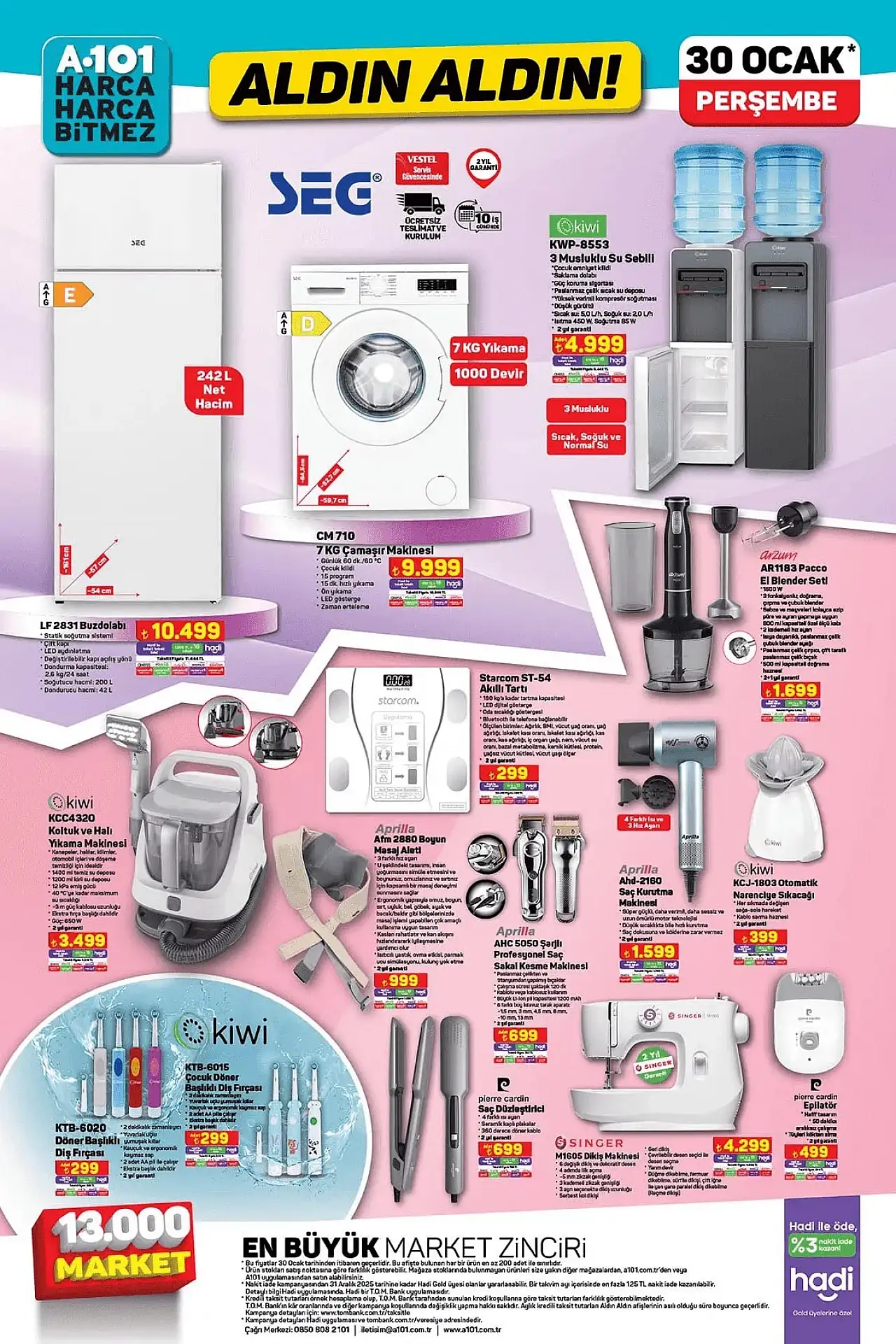 A101 6 Şubat 2025 aktüel ürünler kataloğu