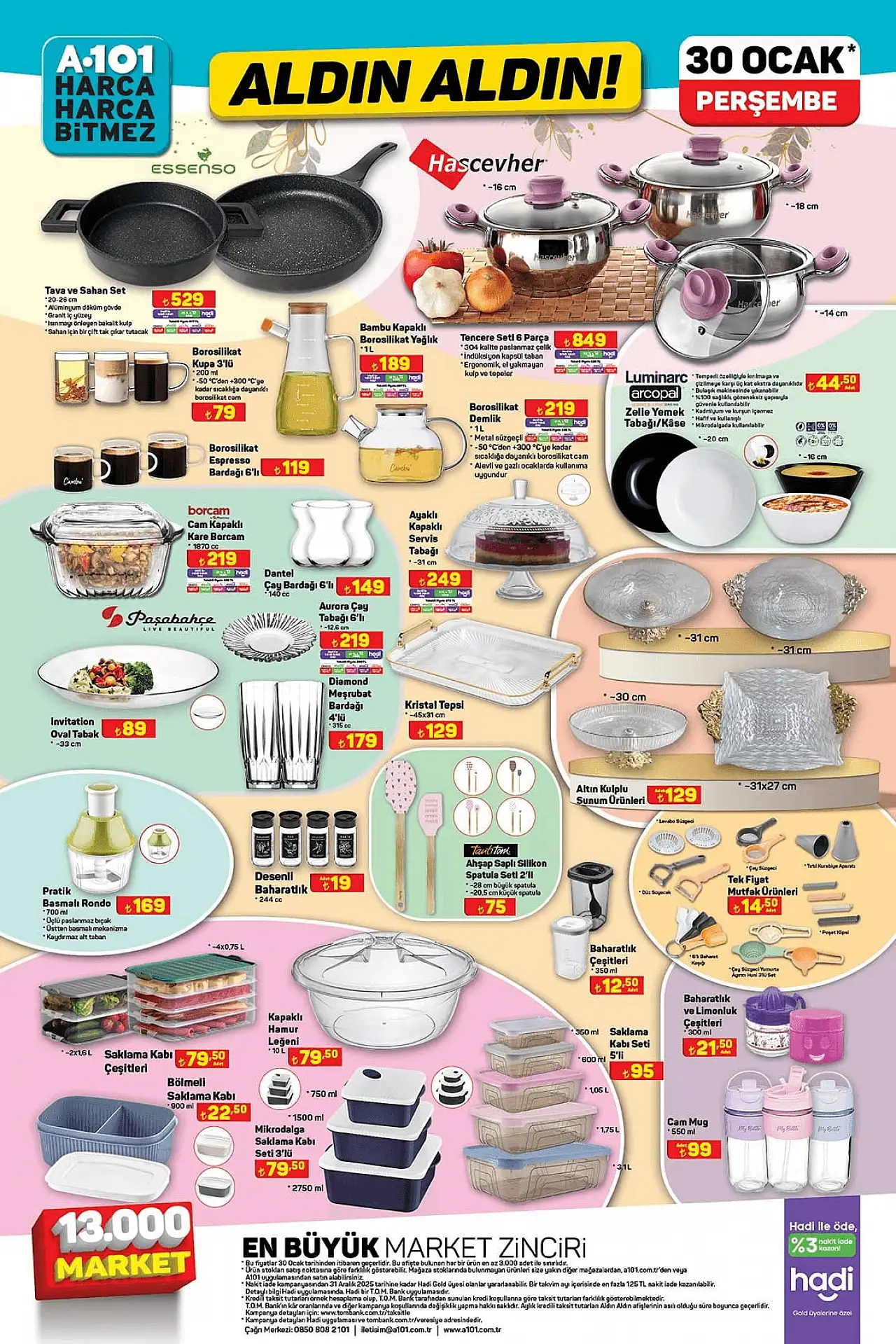 A101 6 Şubat 2025 aktüel ürünler kataloğu