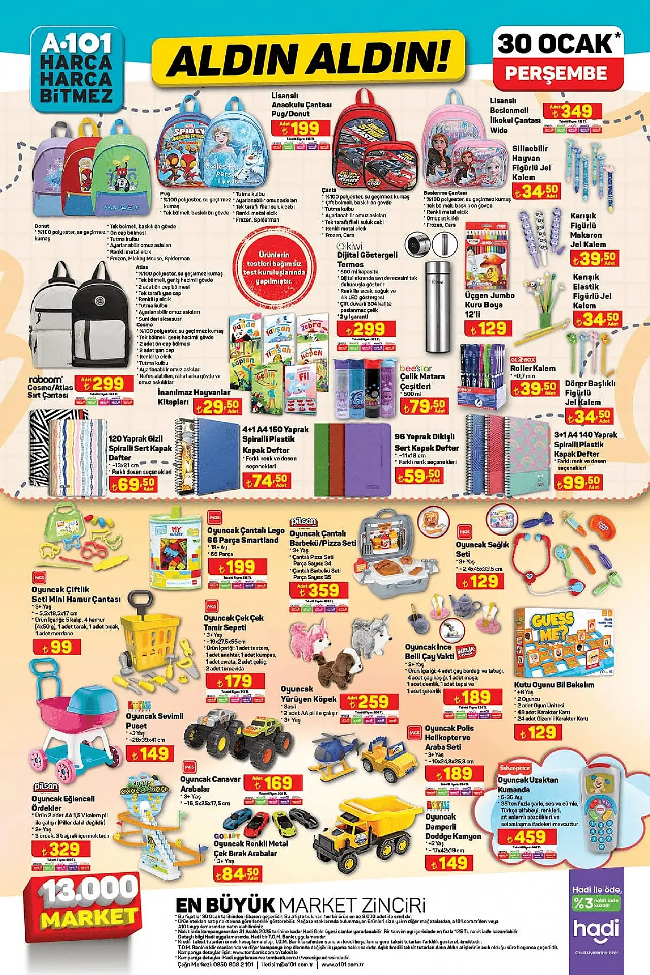 A101 6 Şubat 2025 aktüel ürünler kataloğu