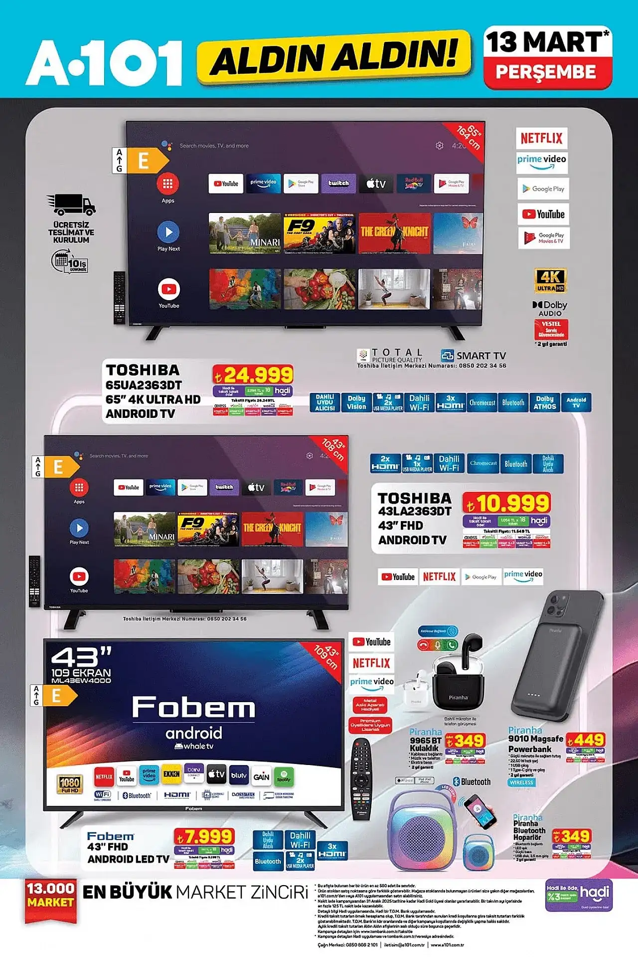 A101 20 Mart 2025 aktüel ürünler kataloğu