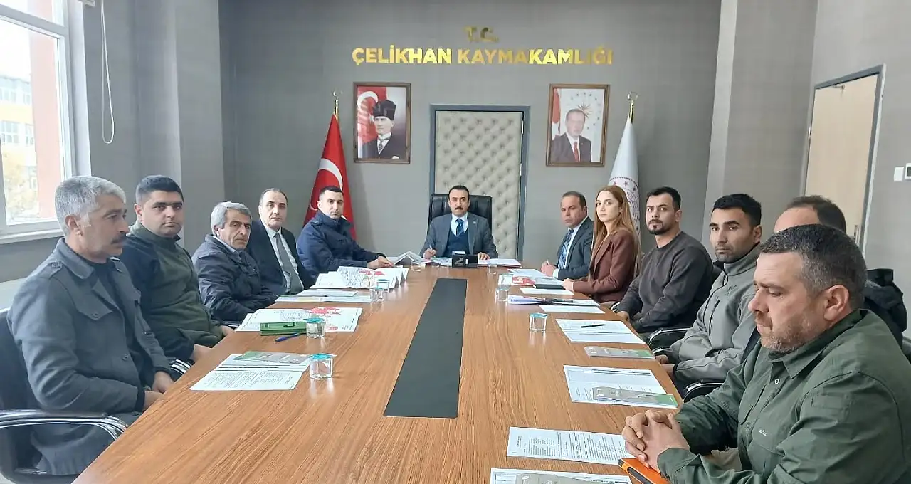Çelikhan'da Av Koruma komisyonu toplantısı gerçekleştirildi