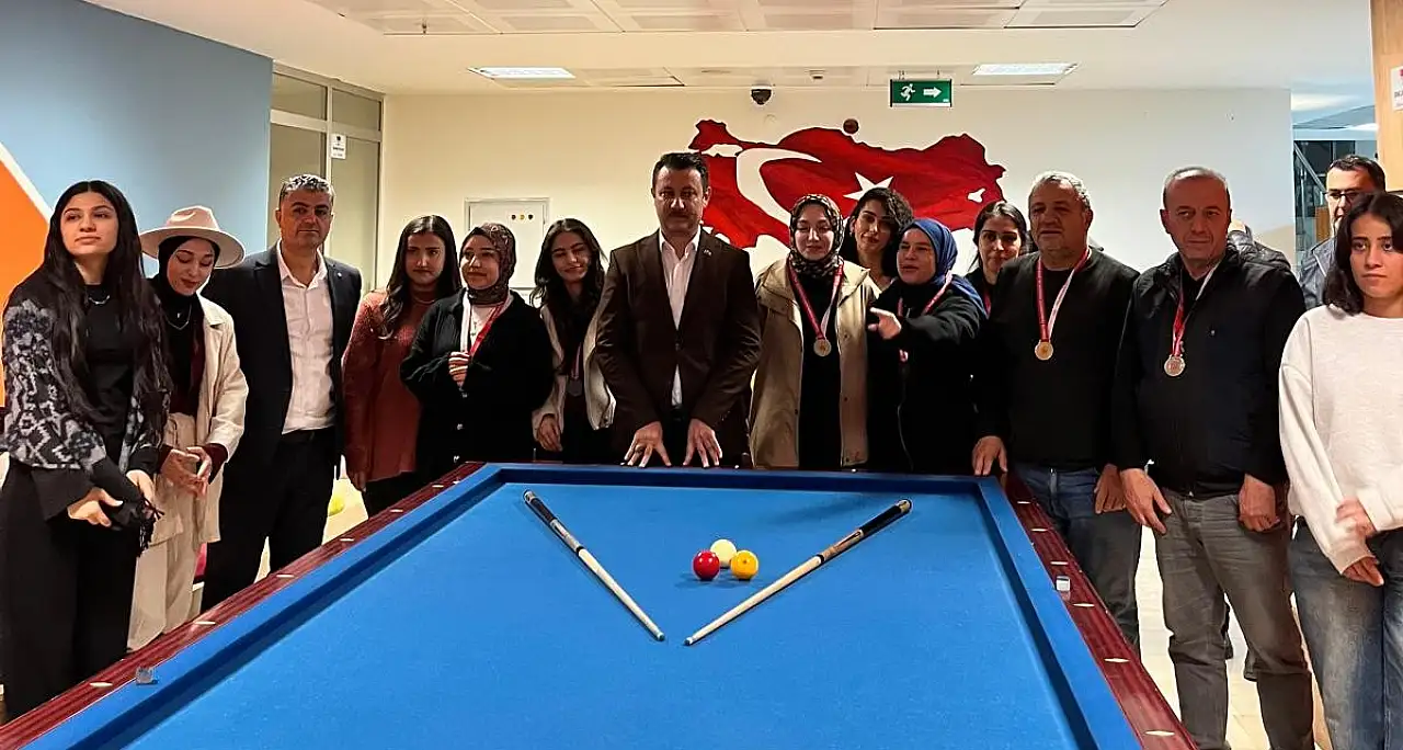 Adıyaman'da Üç Bant Bilardo şampiyonası sona erdi
