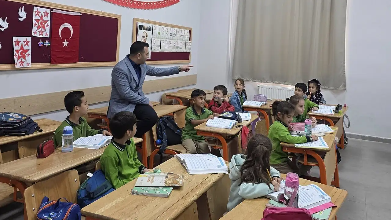Kaymakam Algın'dan Yavuz İlkokuluna ziyaret