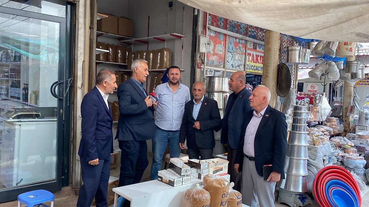 Yeniden Refah Partisi teşkilat üyelerinden esnaf ziyareti