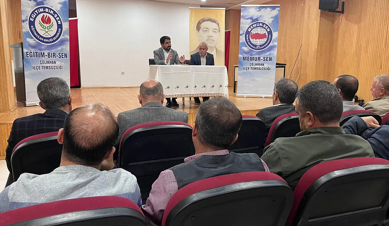 Memur-Sen Çelikhan İşyeri temsilcileri toplantısı gerçekleştirildi