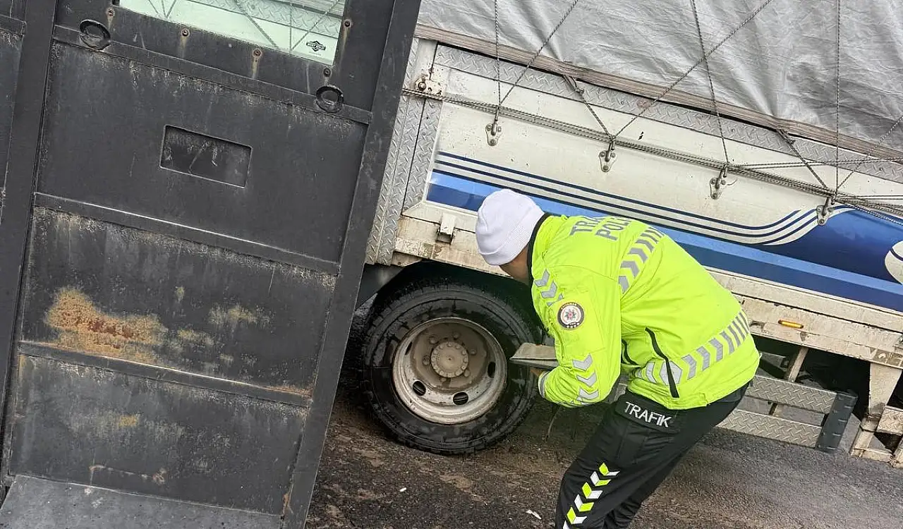 Gölbaşı'nda Kış Lastiği denetimi yapıldı