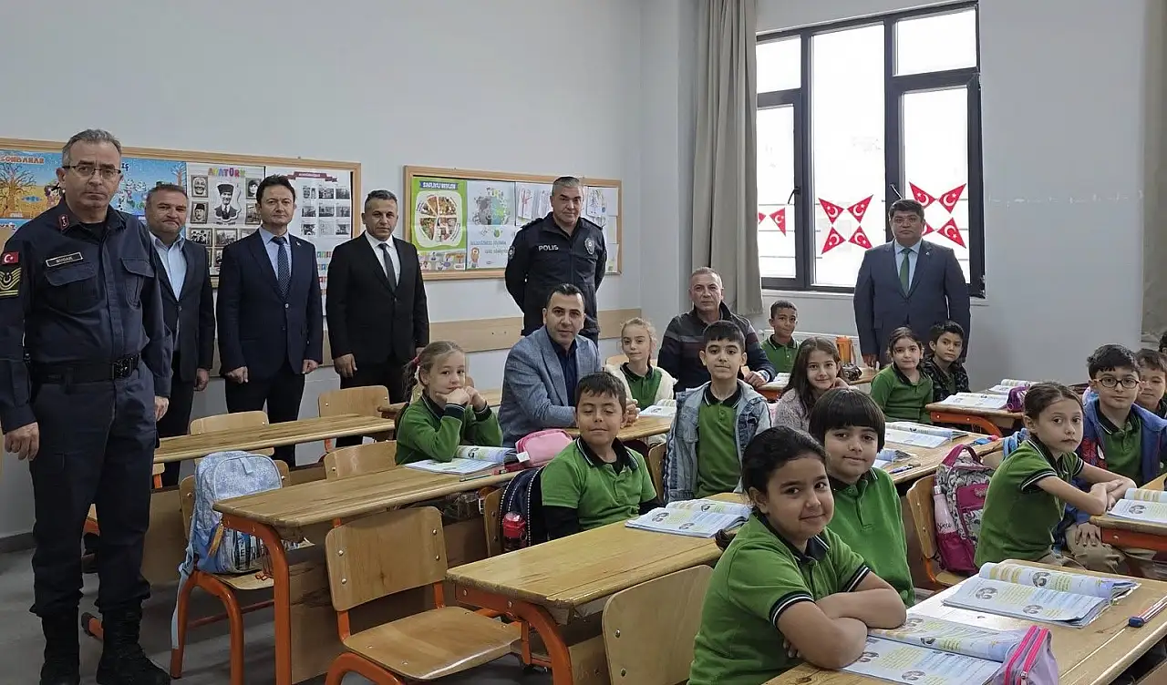 Kaymakam Algın'dan Yavuz İlkokuluna ziyaret