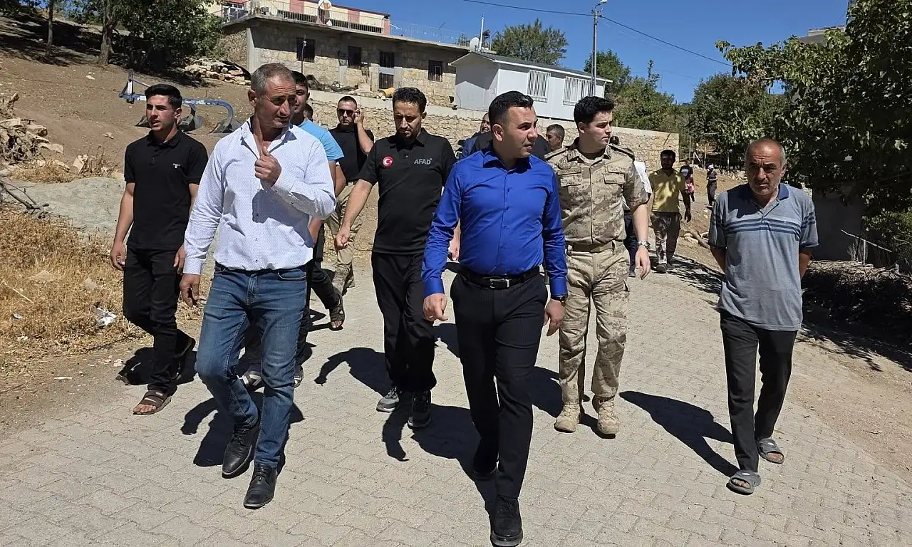 Kaymakam Algın Yeniköy Köyünde vatandaşlarla bir araya geldi