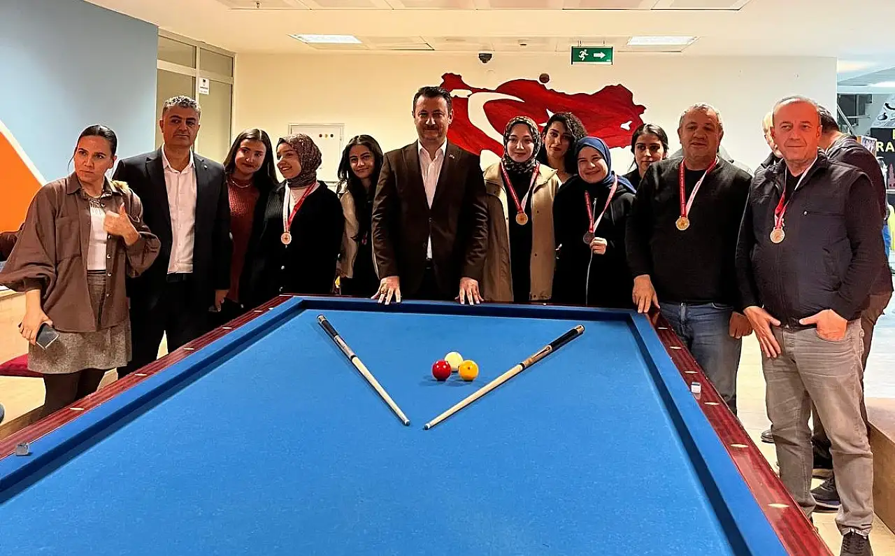 Adıyaman'da Üç Bant Bilardo şampiyonası sona erdi