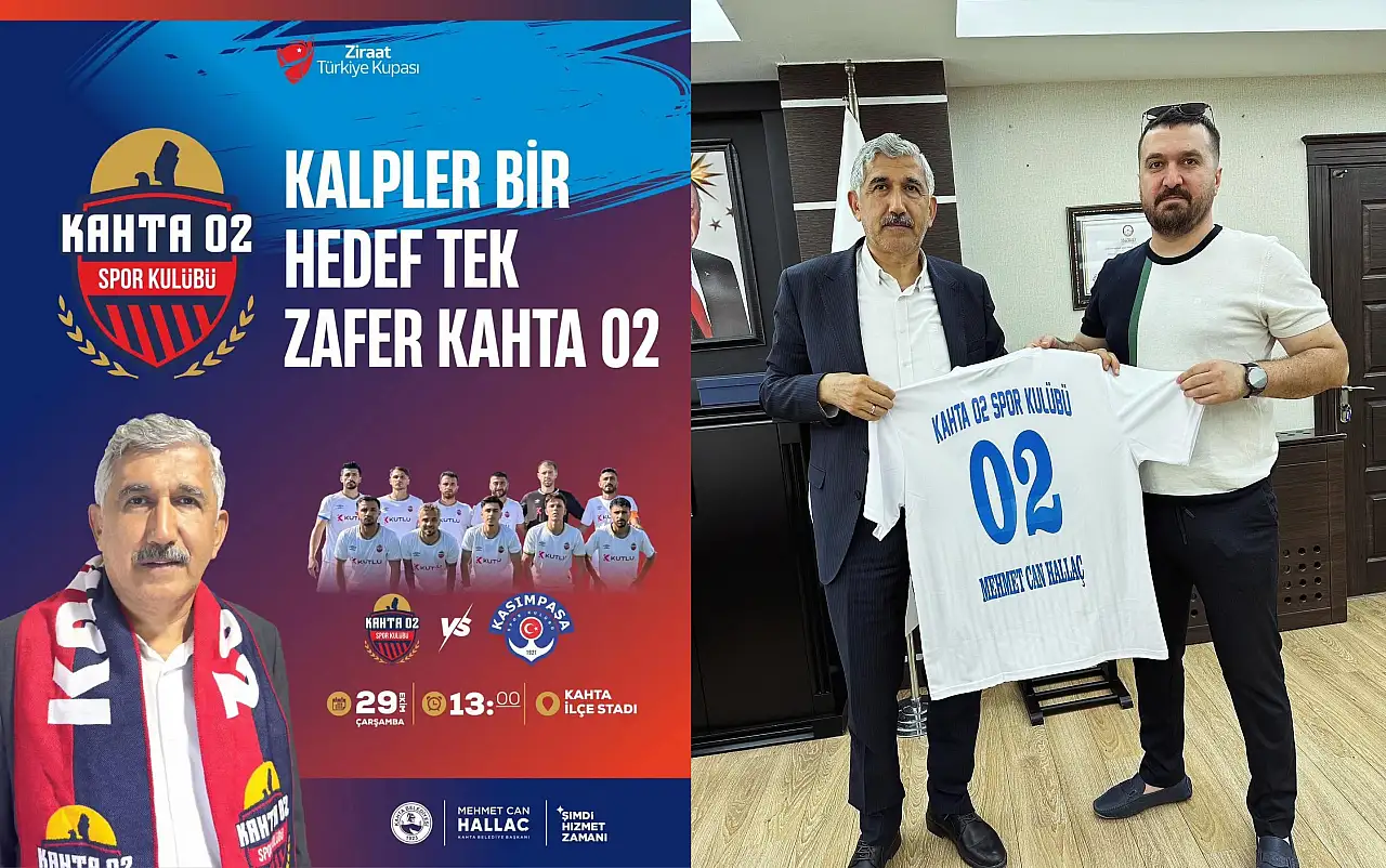 Başkan Hallaç'tan Kahta 02 Spora 500 Bin TL prim desteği