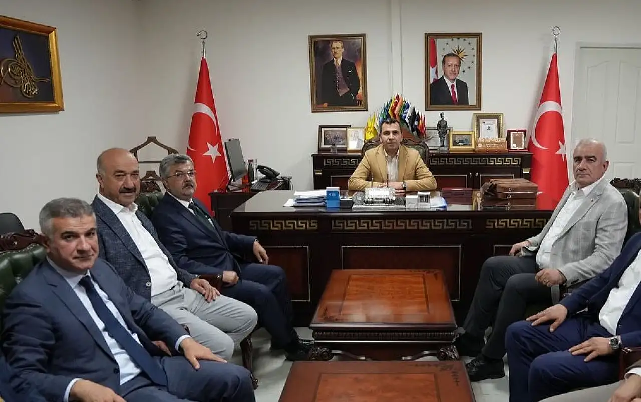 Milletvekili Özhan'dan Kaymakam Algın'a ziyaret