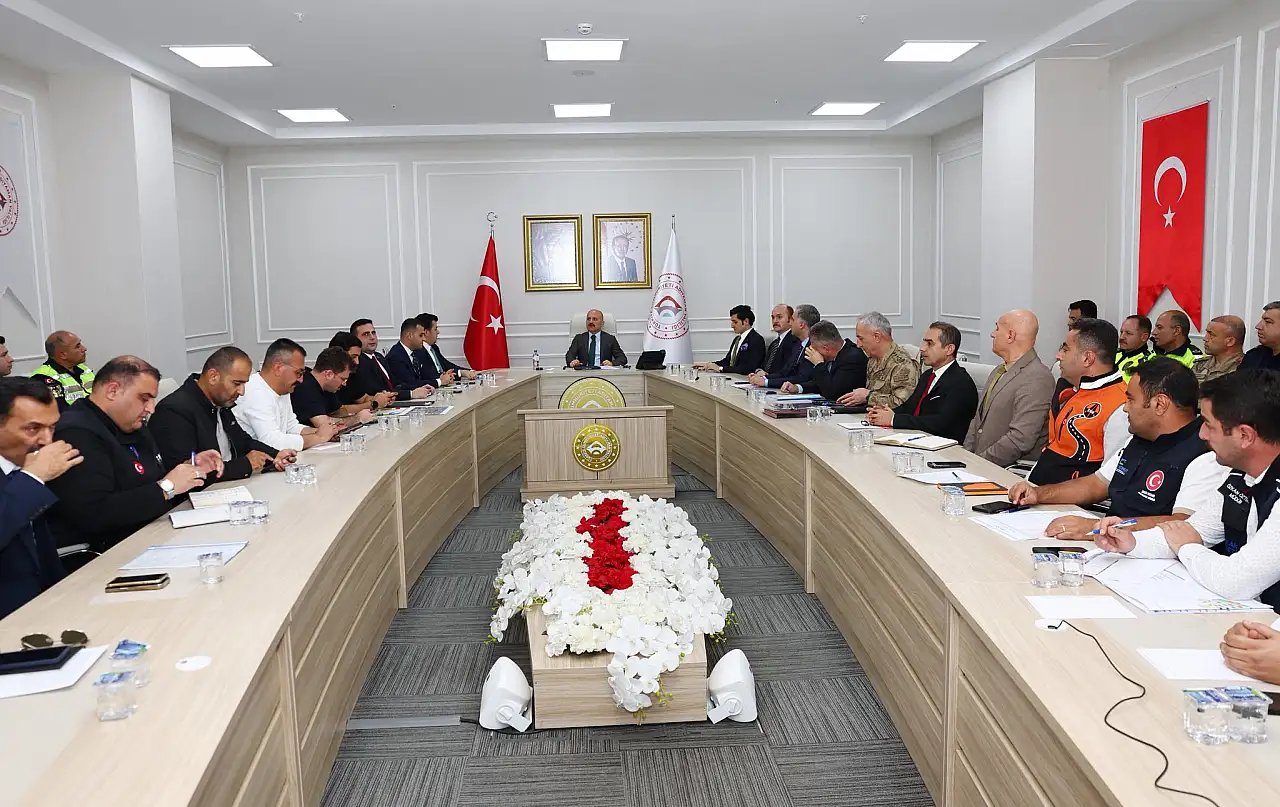 Adıyaman'da güvenlik toplantısı yapıldı