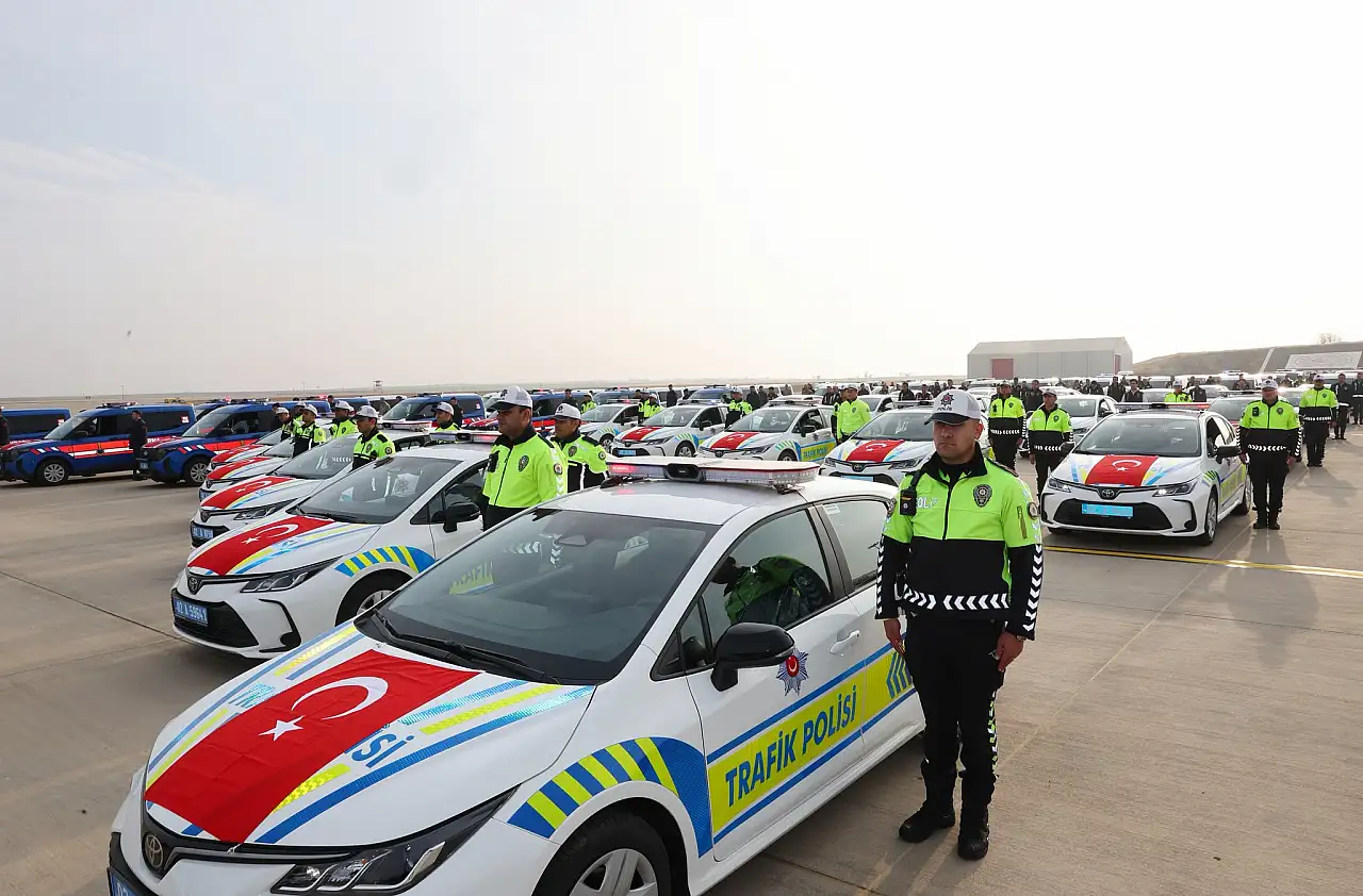 Adıyaman'ın Huzuruna Güç Katacak 116 adet yeni araç hizmete başladı