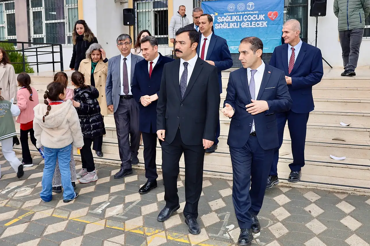 Kahta'da sağlıklı okul, sağlıklı gelecek programı gerçekleştirildi