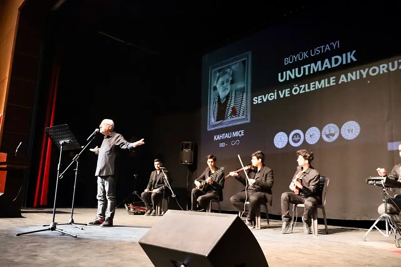 Usta Sanatçı Kahtalı Mıçe Şarkılarıyla Anıldı