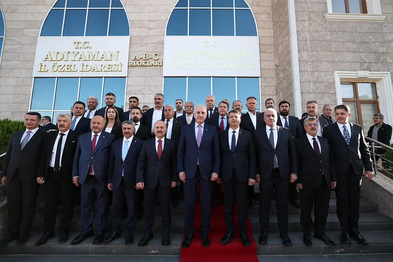 TBMM Başkanı Numan Kurtulmuş Başkan Tutdere'yi ziyaret etti