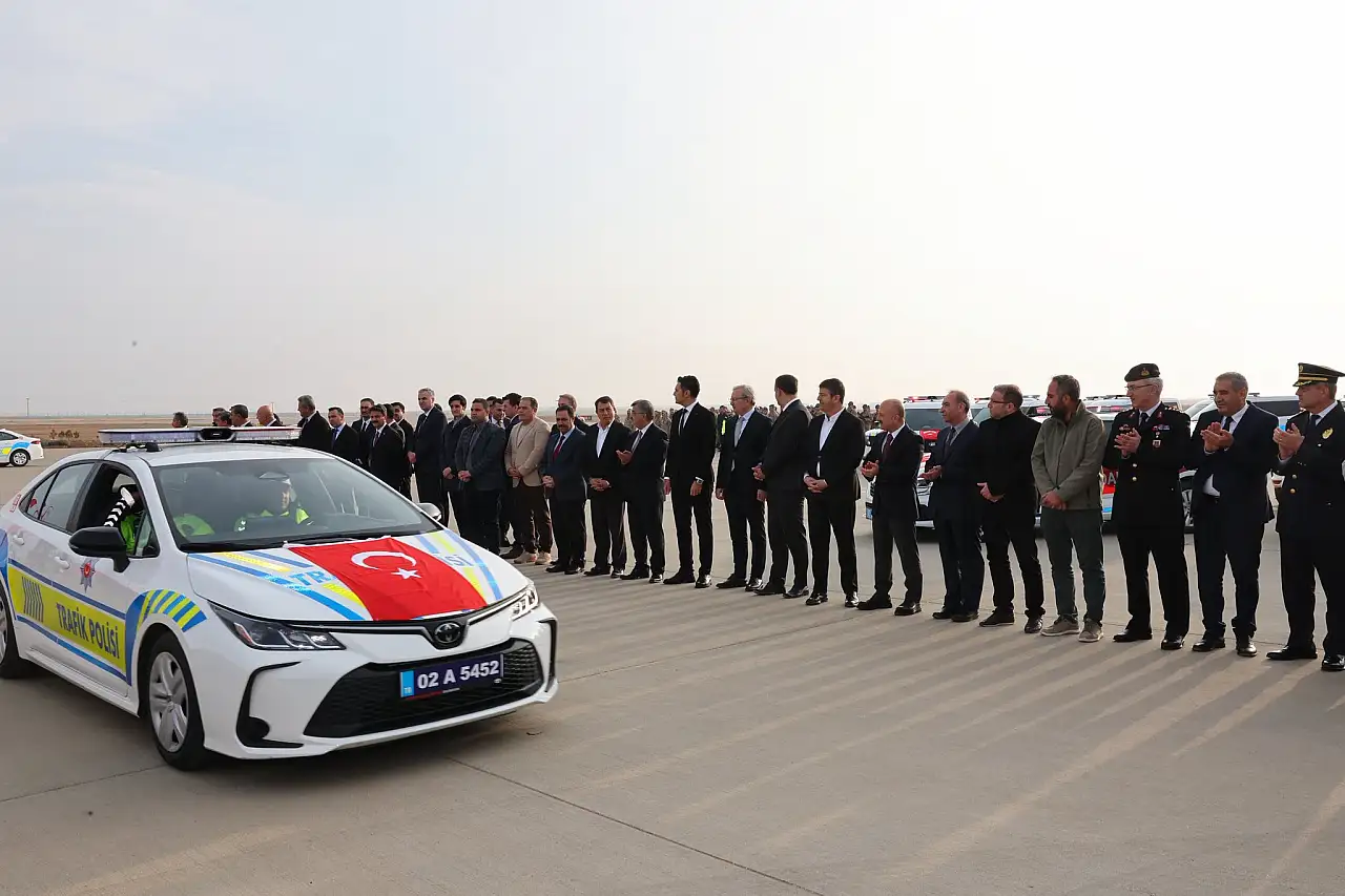 Adıyaman'ın Huzuruna Güç Katacak 116 adet yeni araç hizmete başladı