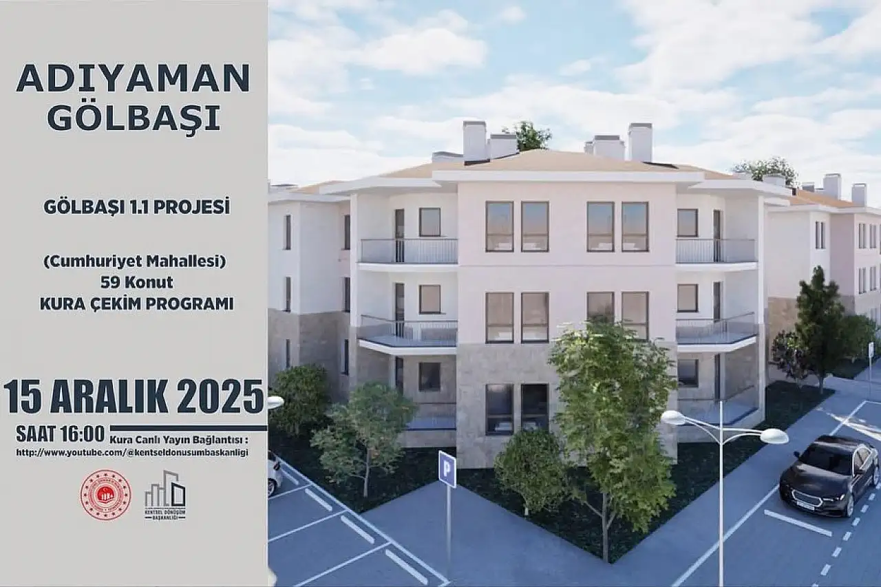 Adıyaman'da kura çekimi heyecanı yaşanacak