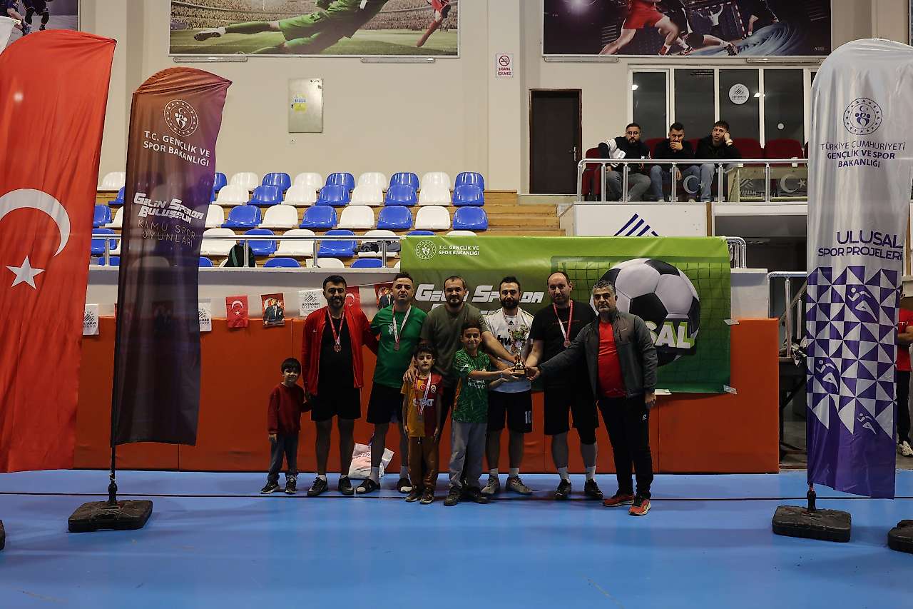 4. Kamu Spor Oyunları Futsal Turnuvası'nda Şampiyon Adıyaman Belediyesi