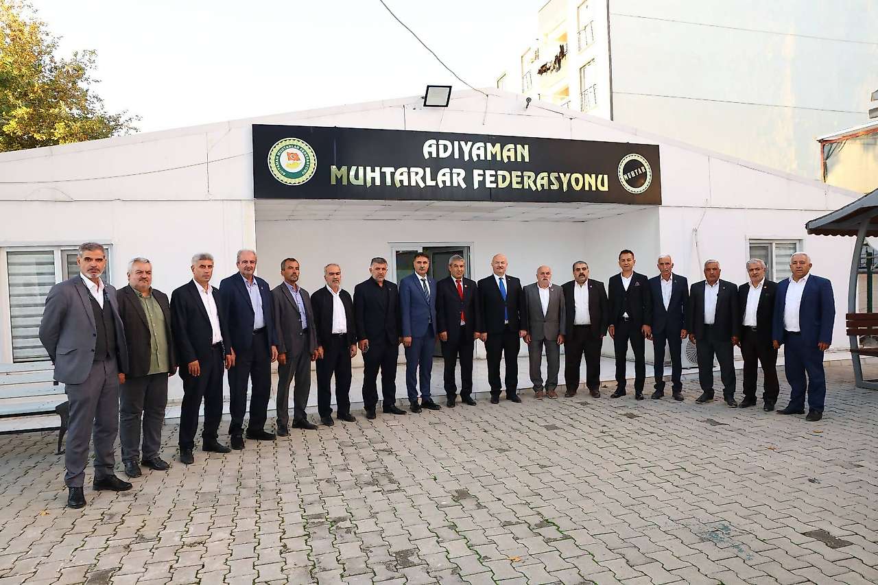 Vali Küçük'ten Adıyaman Muhtarlar Federasyonuna ziyaret