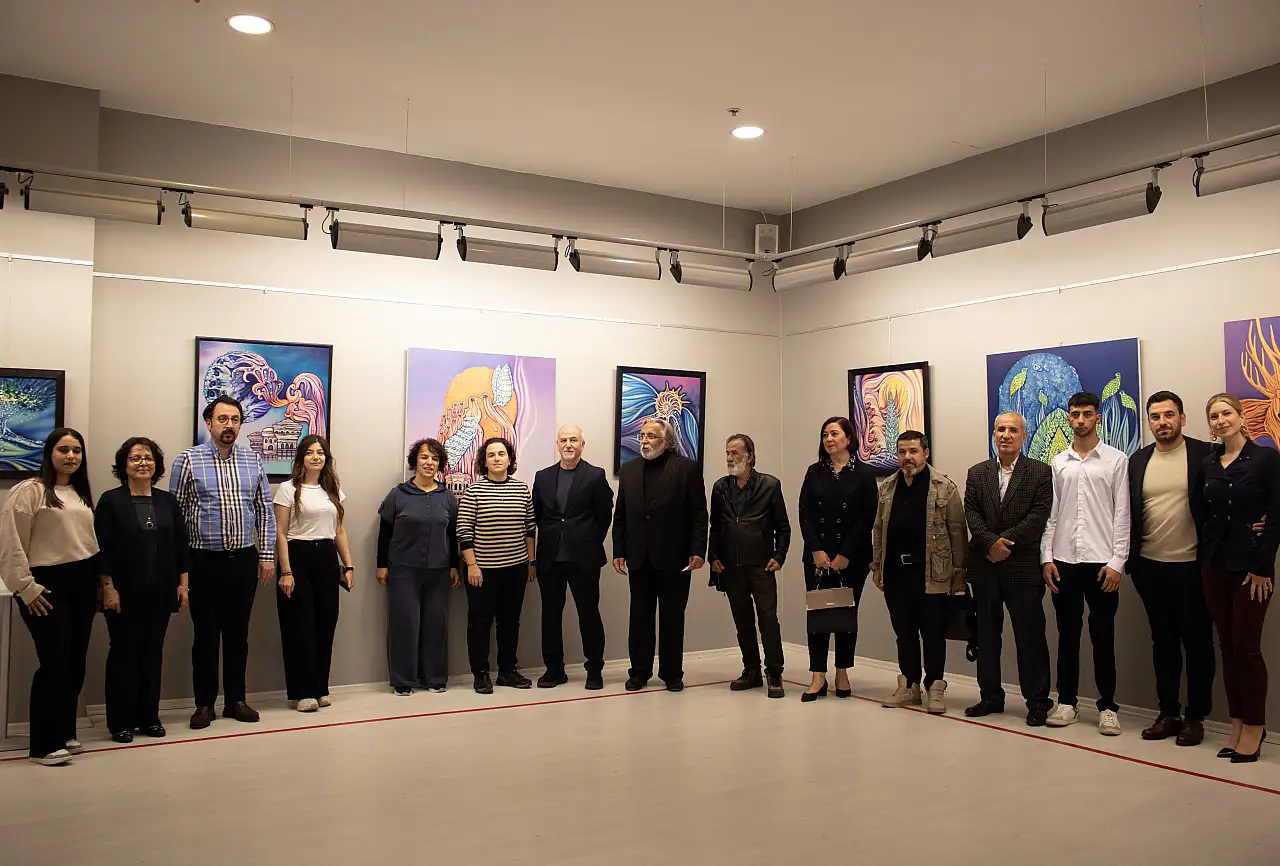 Ressam Sezgin Yüksel Sanko Sanat Galerisi'nde sergi açtı