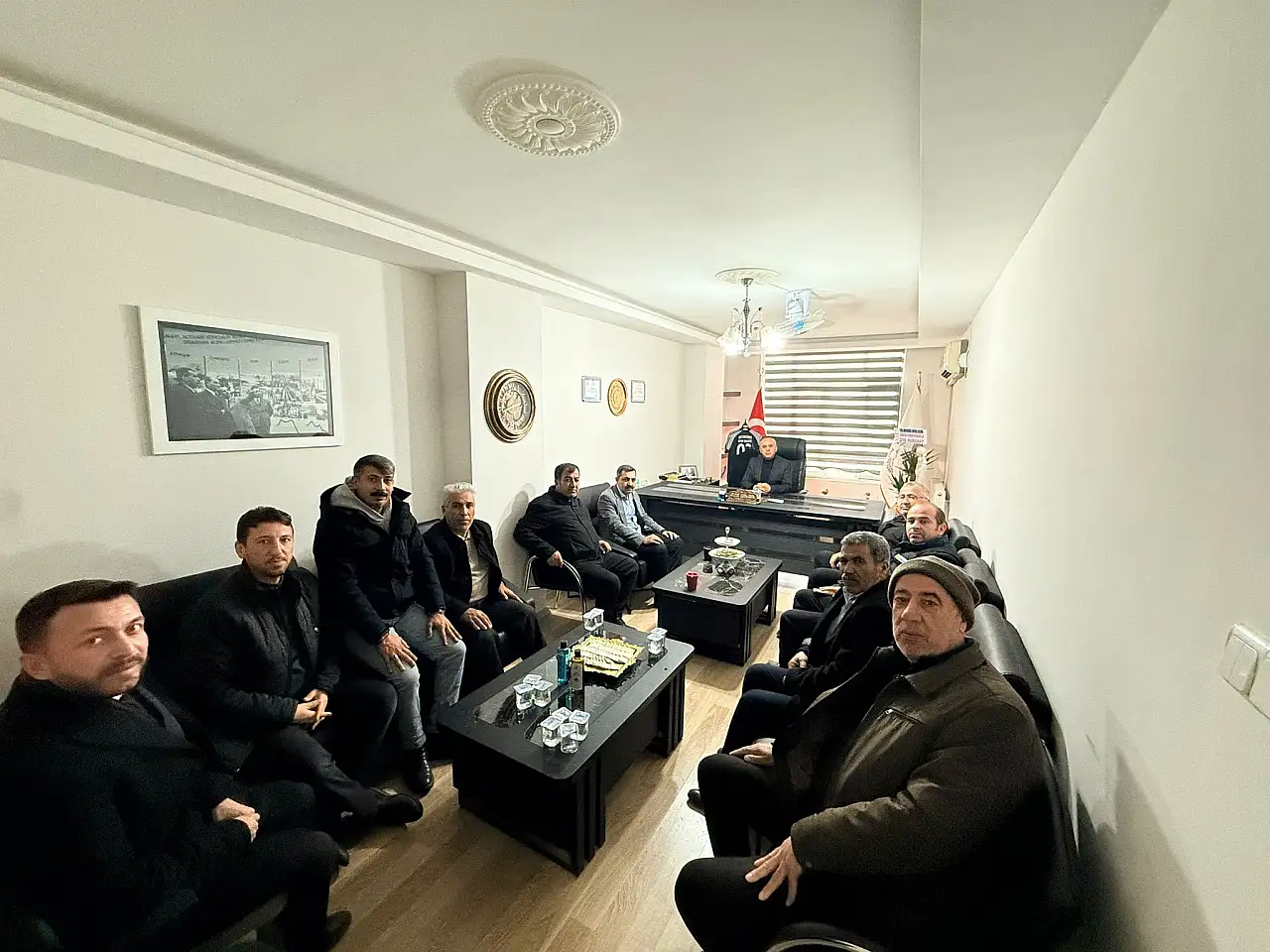 Başkan Ertürk ve Beraberindeki heyetten Başkan İşitmen'e ziyaret