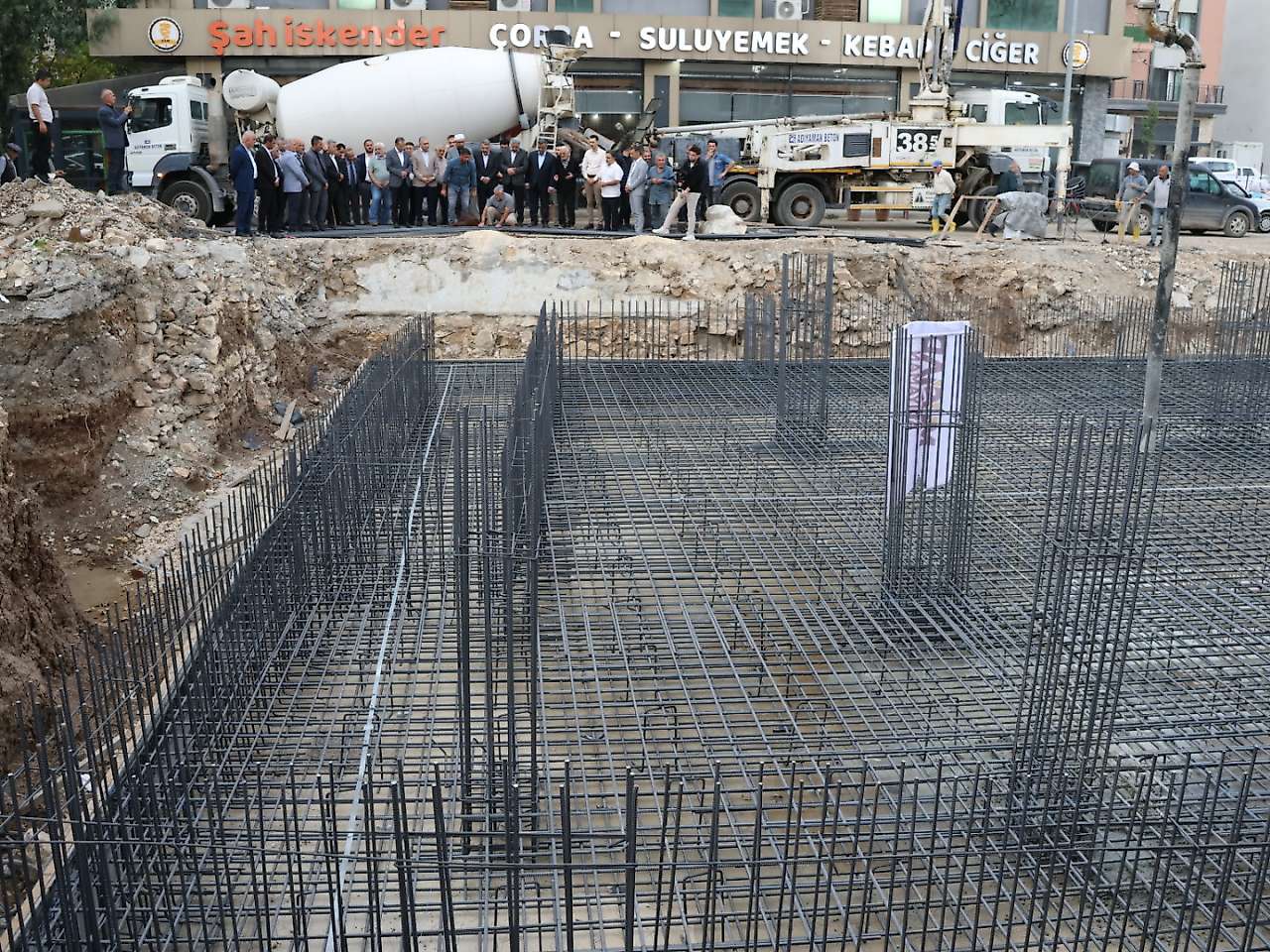 MÜSİAD Tarafından Yaptırılacak, Yavuz Selim Caminin temeli dualarla atıldı