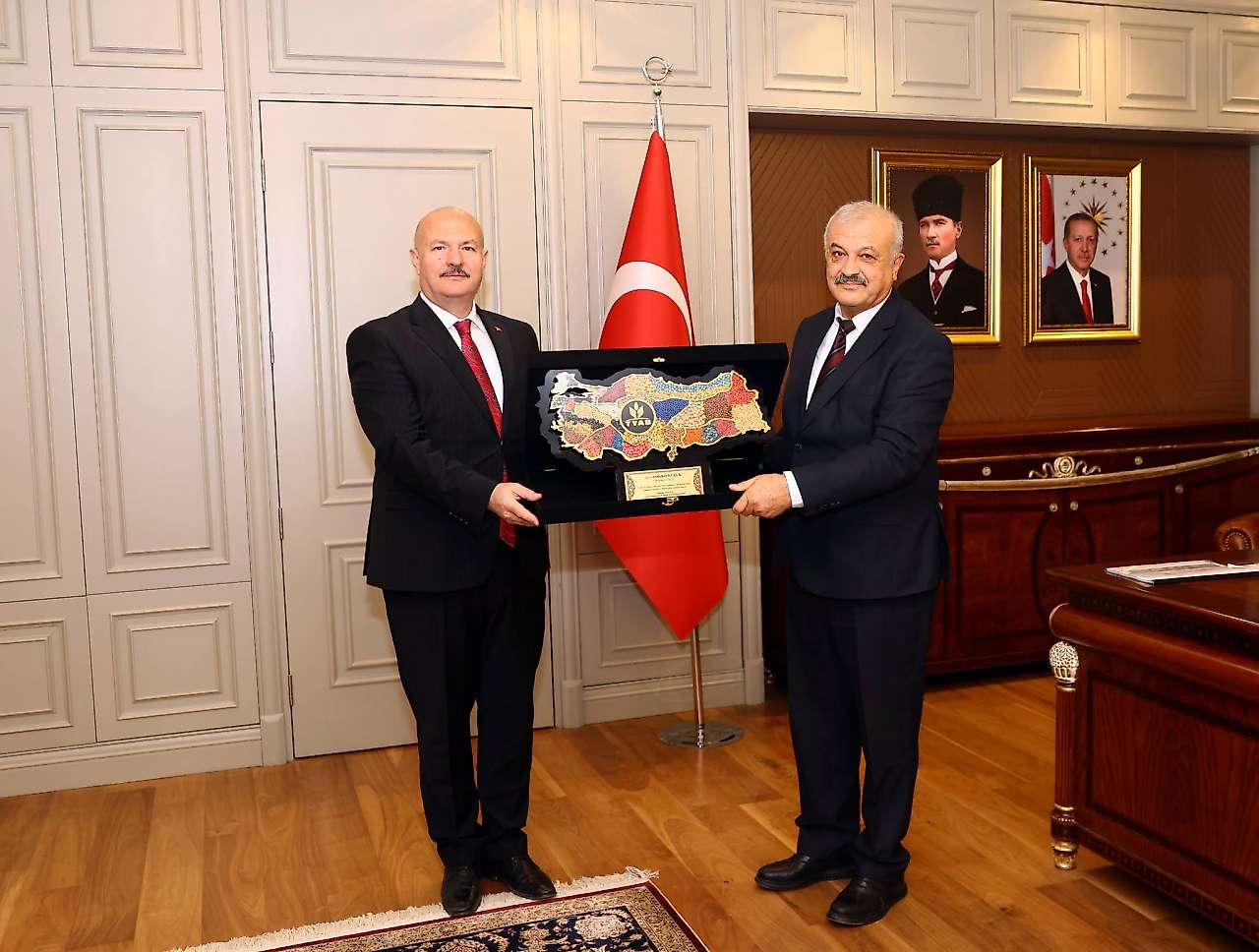 TYAB Heyetinden Adıyaman Valisi Abdullah Küçük'e Ziyaret