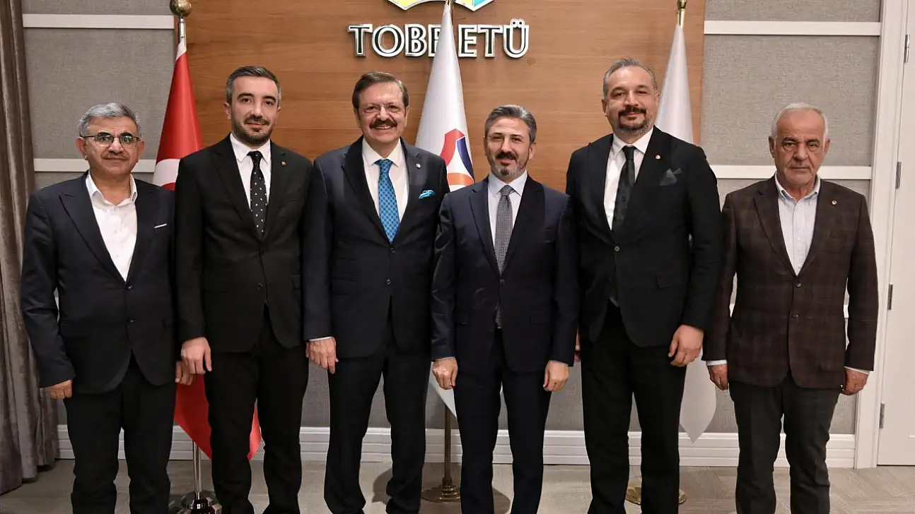 Adıyaman heyetinden TOBB Başkanı Hisarcıklıoğlu'na ziyaret