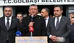 CHP Genel Başkanı Özgür Özel Gölbaşı'nda vatandaşlara hitap etti