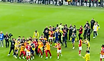 Derbi sonrası kavga çıktı