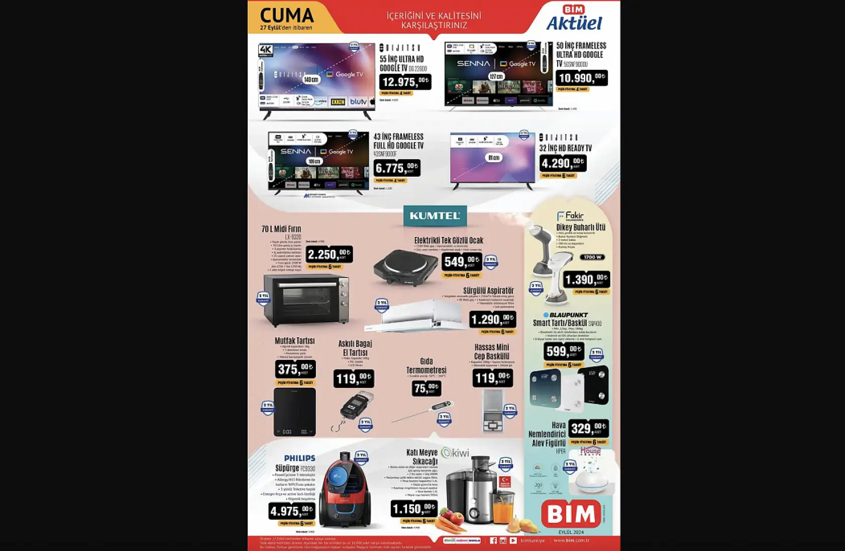 BİM 4 Ekim 2024 Aktüel Ürünler Kataloğu Yayınlandı