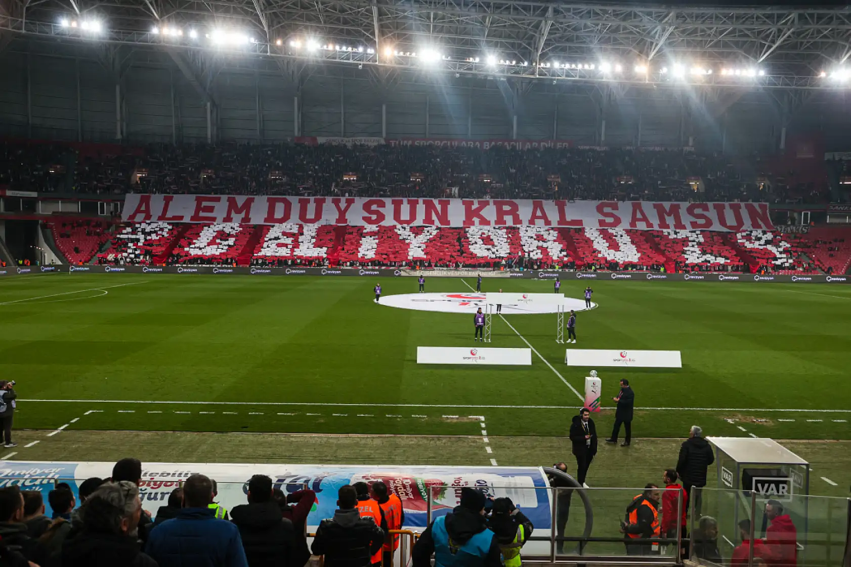 Samsunspor taraftarından Fenerbahçe maçına özel hazırlık