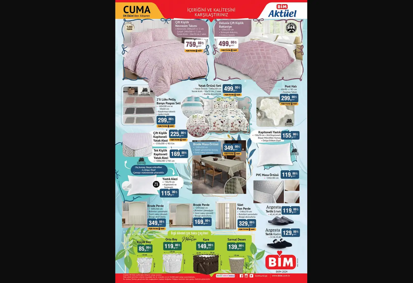 Bim 11 Ekim 2024 Aktüel Ürünler Kataloğu