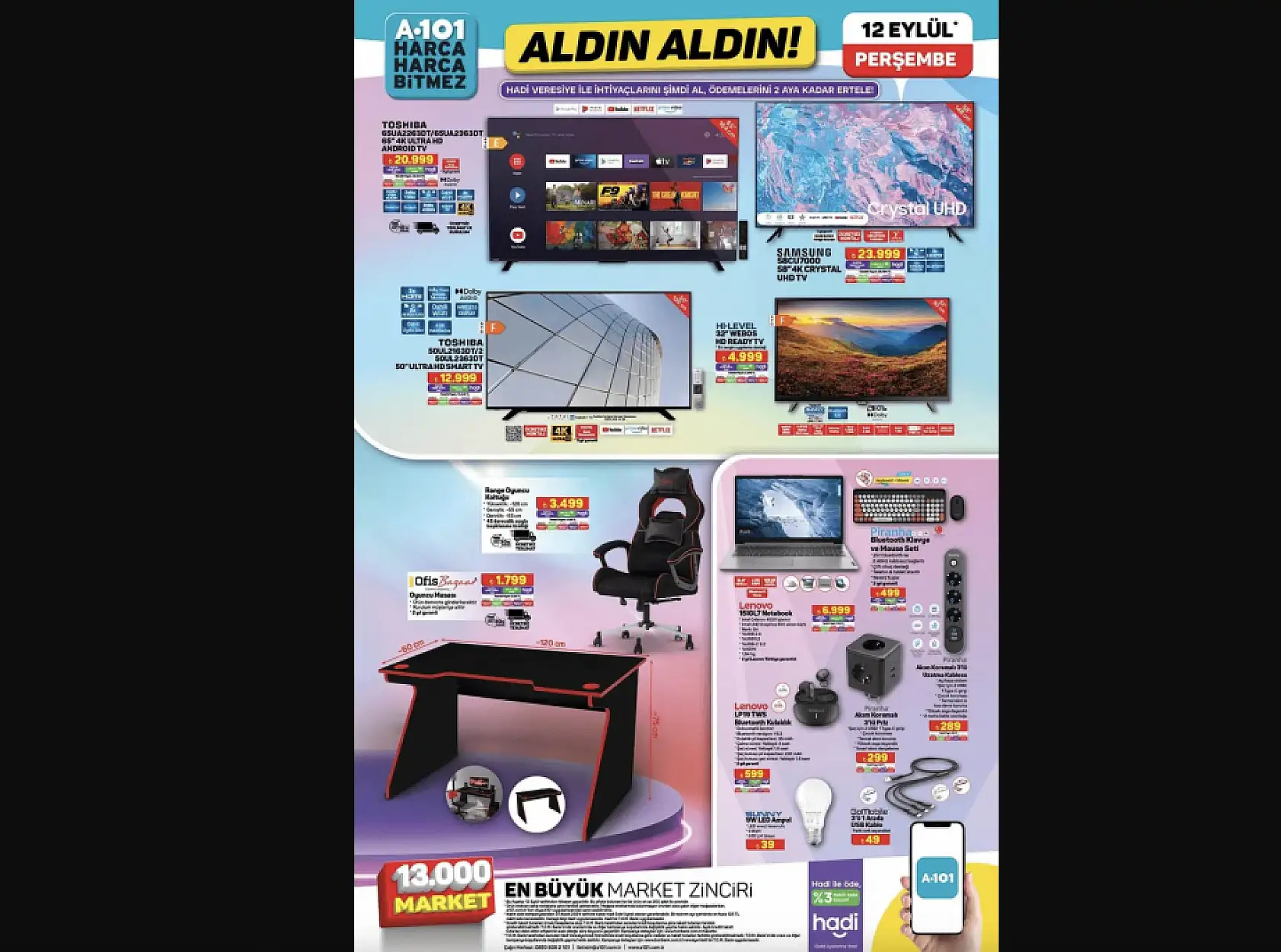 A101 19 Eylül 2024 Aktüel Ürünler Kataloğu