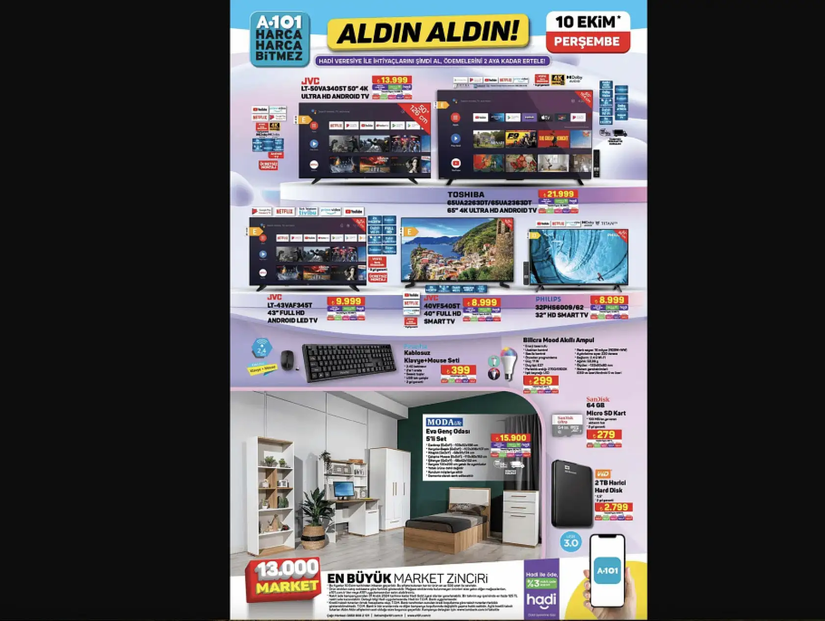 A101 17 Ekim 2024 aktüel ürünler kataloğu